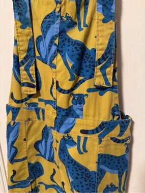 Run & Fly blue panther pinafore US12 EUC